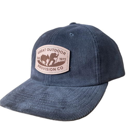 GOPC Corduroy Leather Patch Hat